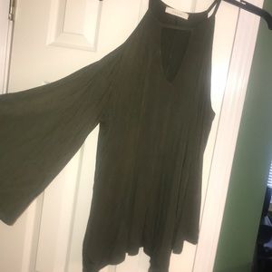 Cold shoulder top